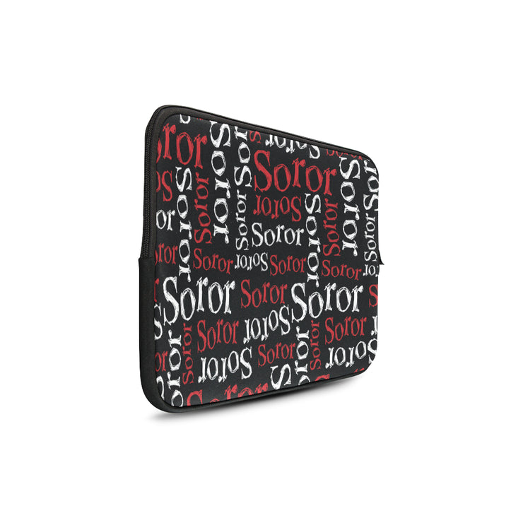 Red Soror Sleeve for Laptop (17")