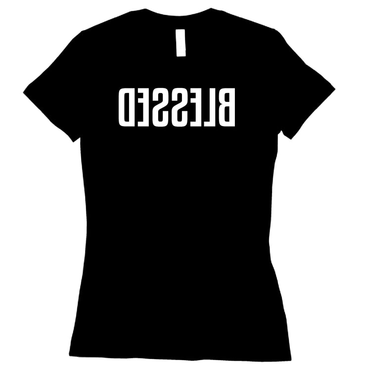 Short Sleeve Reversed Blessed Tee