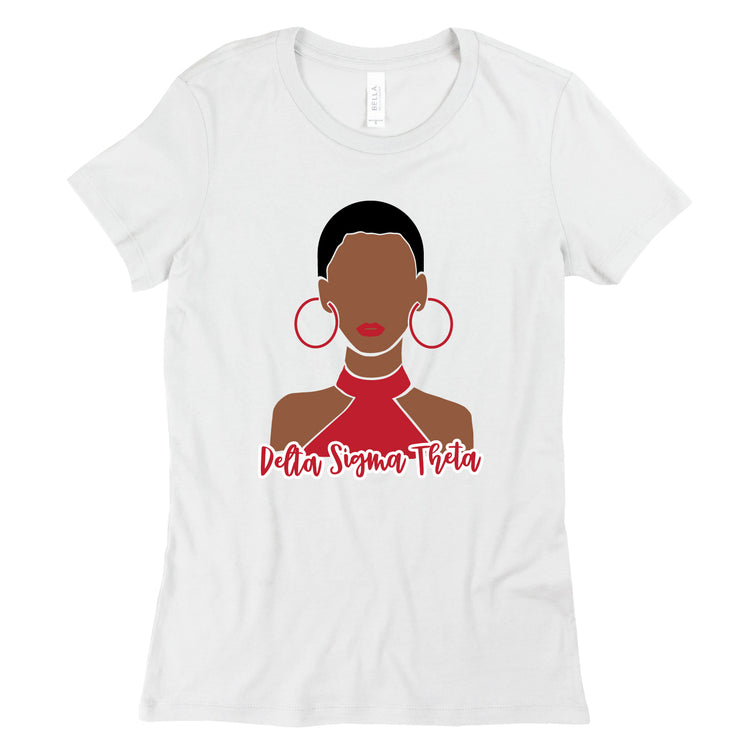 Short Sleeve Abstract Buzz Cut Soror Tee