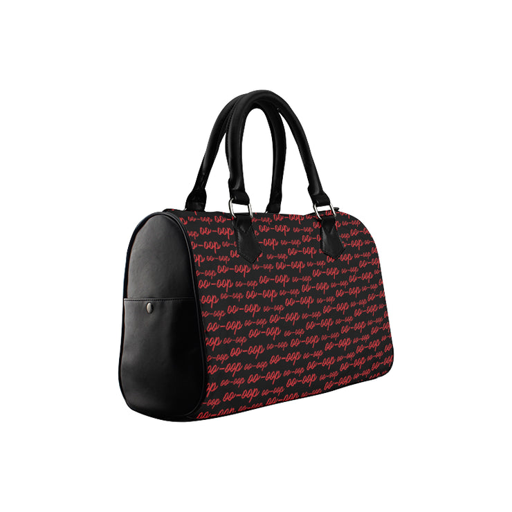 Black Oo-oop Boston Handbag