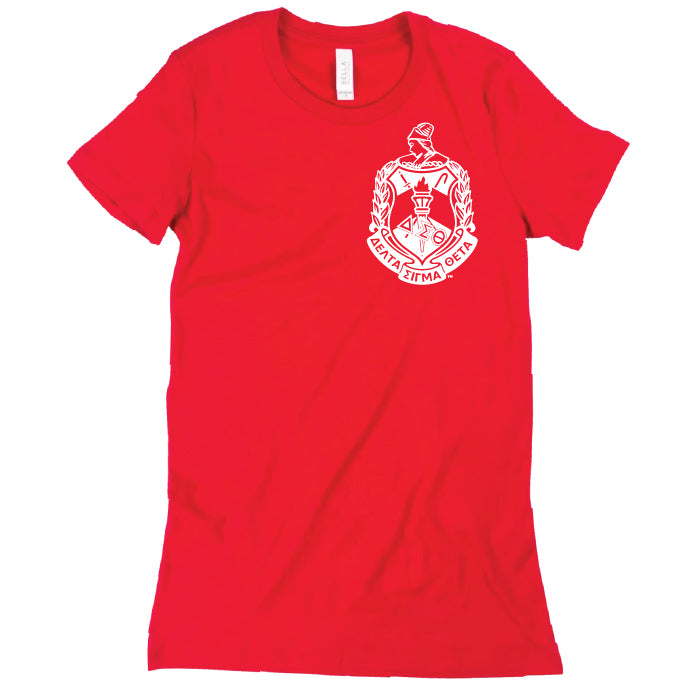 Short Sleeve Left Chest Crest Tee Sunset