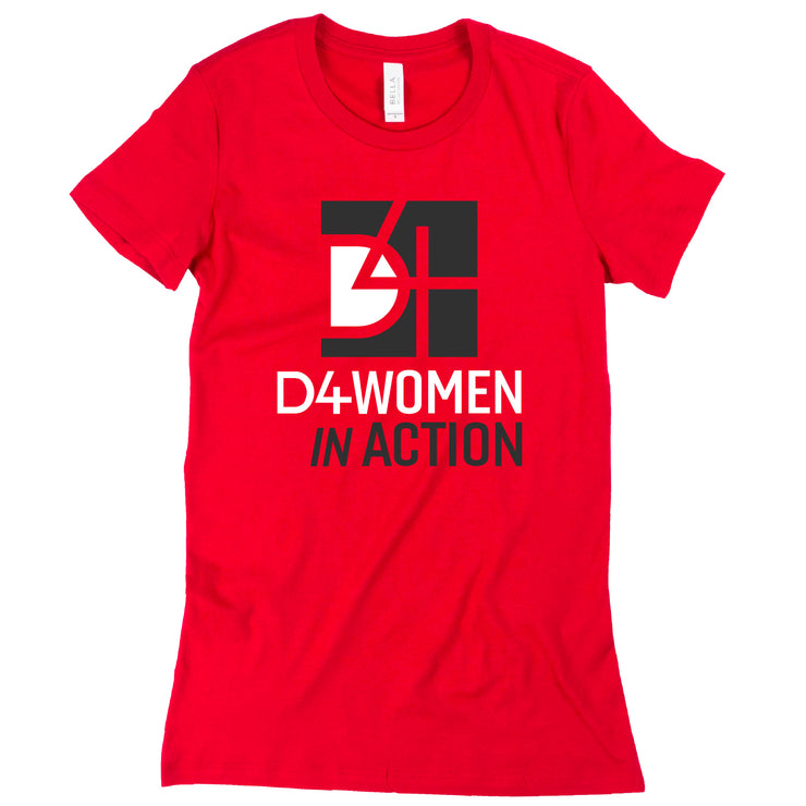 Custom Short Sleeve D4WiA Logo Fundraiser Tee