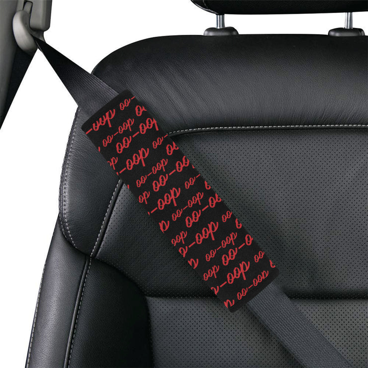 Black Oo-op Seat Belt Cover
