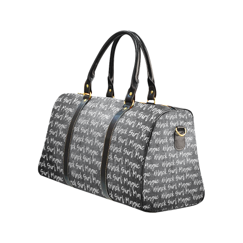 Black Girl Magic Waterproof Duffel Bag