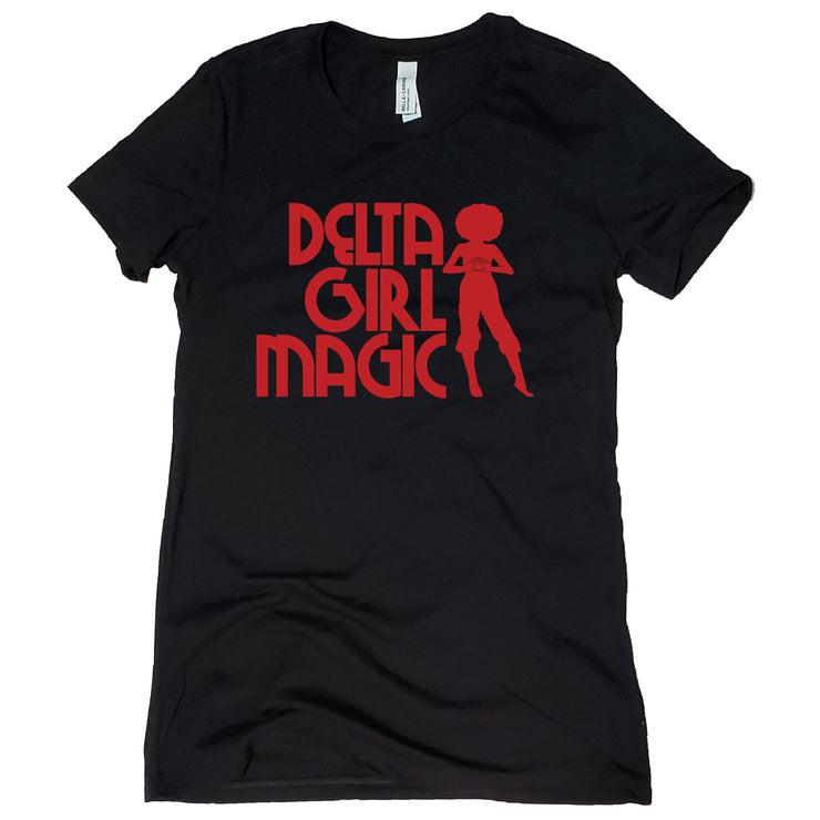 Short Sleeve Delta Girl Magic Tee Sunset