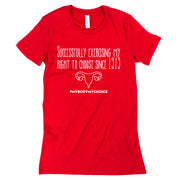 Short Sleeve Delta My Body My Choice Tee Sunset