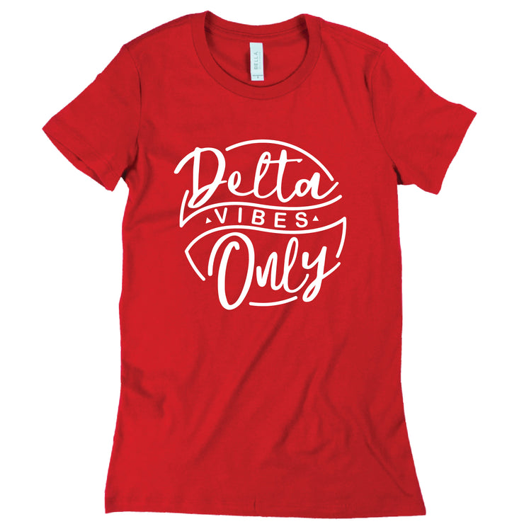 Short Sleeve Delta Vibes Only Tee