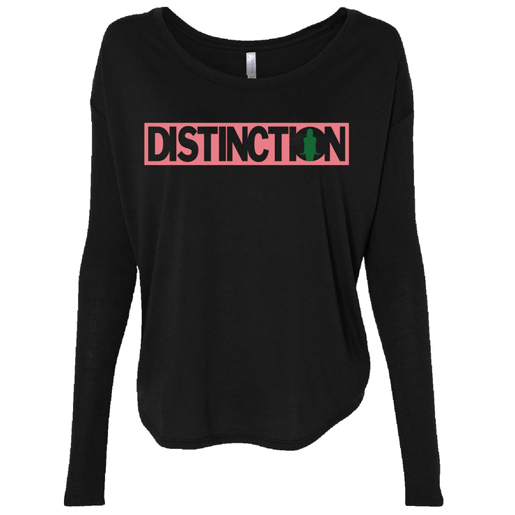 Distinction Box Rib Sleeve Slouch