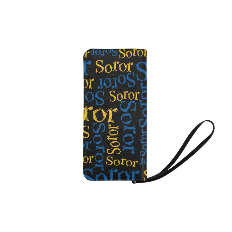 Sigma Soror Zip Clutch