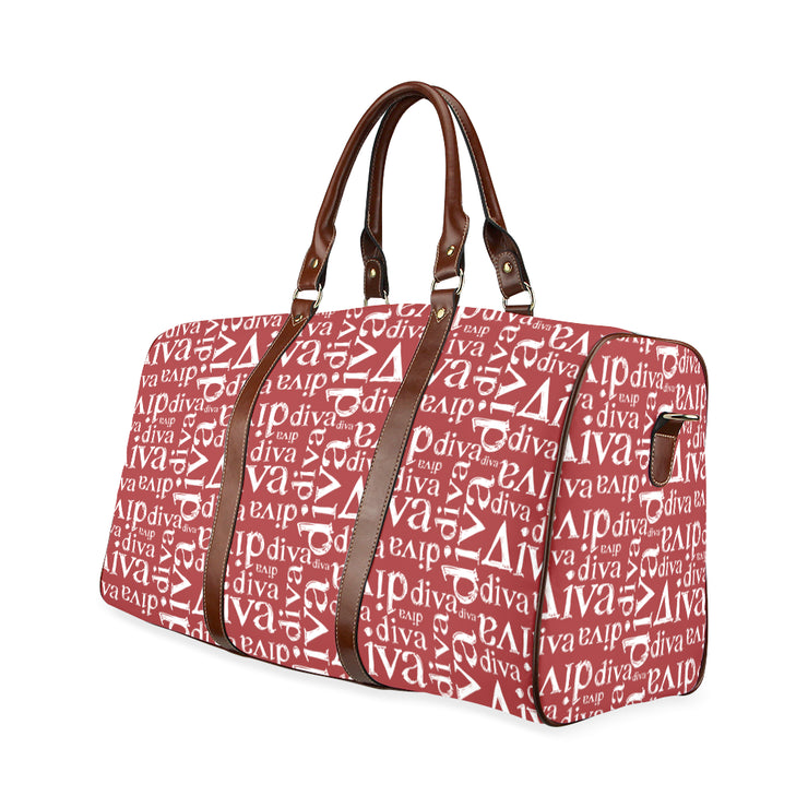 Red Diva Waterproof Small Duffel Bag