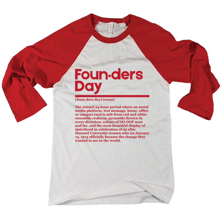 Founders Day Definition Baseball Jersey