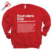 Founders Day Definition Fleece OVERSIZED Sweatshirt