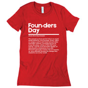 Short Sleeve Founders Day Definition Tee