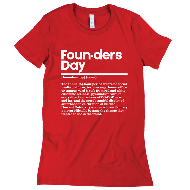 Short Sleeve Founders Day Definition Tee