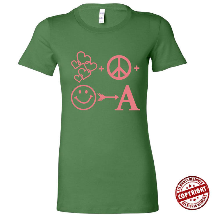 Short Sleeve Green and Pink AOML Tee