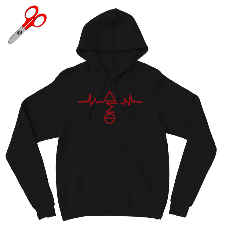 DST Heartbeat Fleece Kanga Hoodie