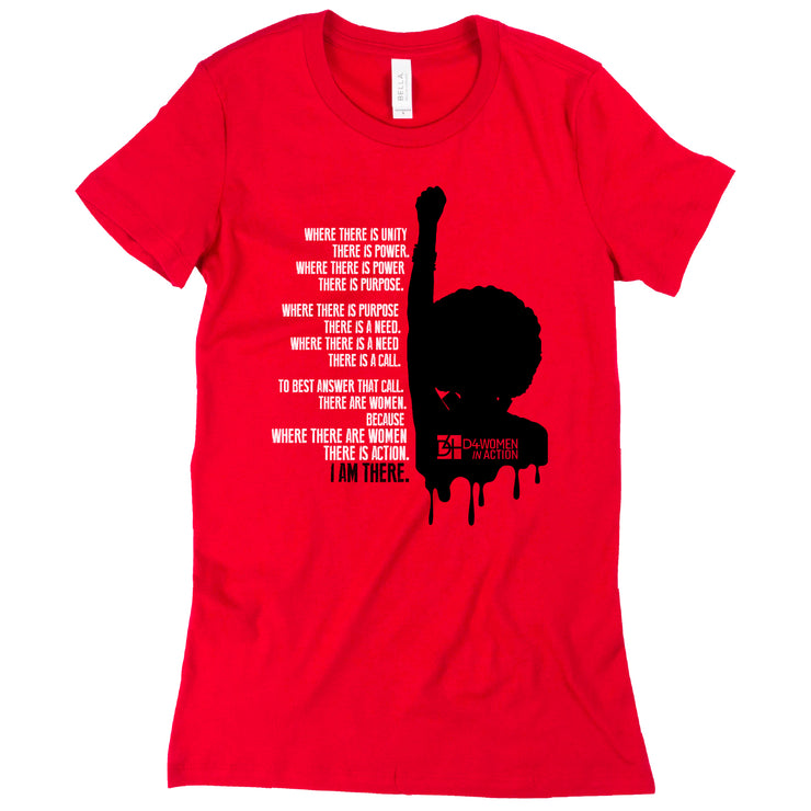 Custom Short Sleeve D4WiA I am There Fundraiser Tee