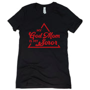 Custom Short Sleeve My God Mom Soror Tee Delta