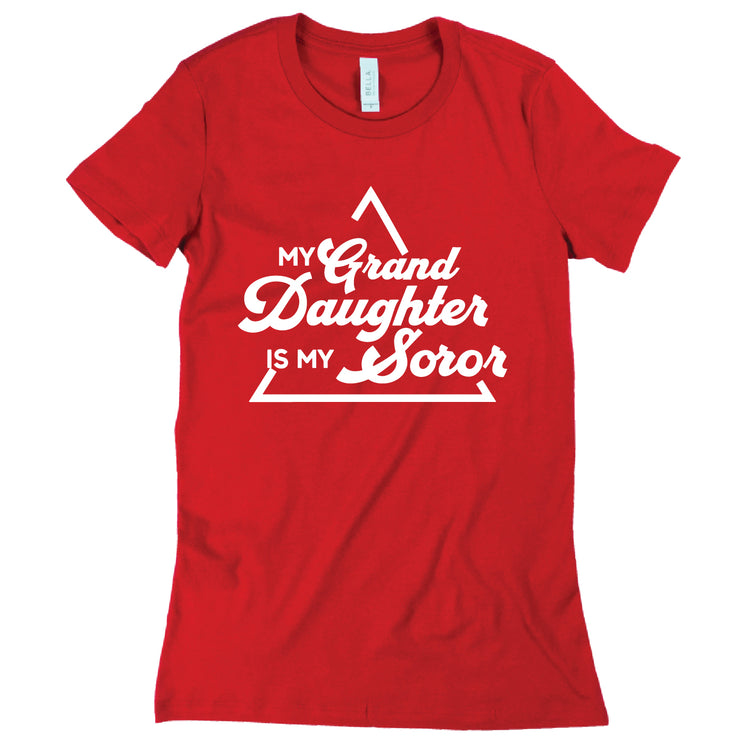 Custom Short Sleeve My Grand Daughter Soror Tee Delta