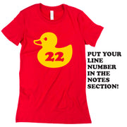 Short Sleeve Customizable Old School Duck Tee