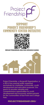 Custom Project Friendship Retractable Vertical Banner