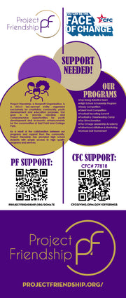 Custom Project Friendship Retractable Vertical Banner