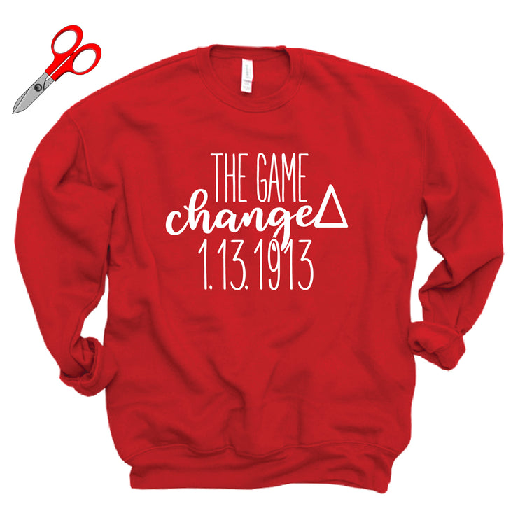 The Game Changed 01131913 Fleece OVERSIZED Sweatshirt