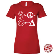 Short Sleeve Red and White AOML Tee Sunset