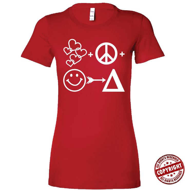 Short Sleeve Red and White AOML Tee Sunset