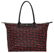 Black OOP Hobo Tote