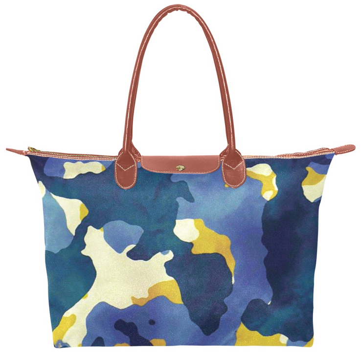 Blue Gold Abstract Hobo