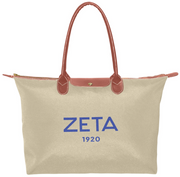Natural Zeta 1920 Hobo Tote