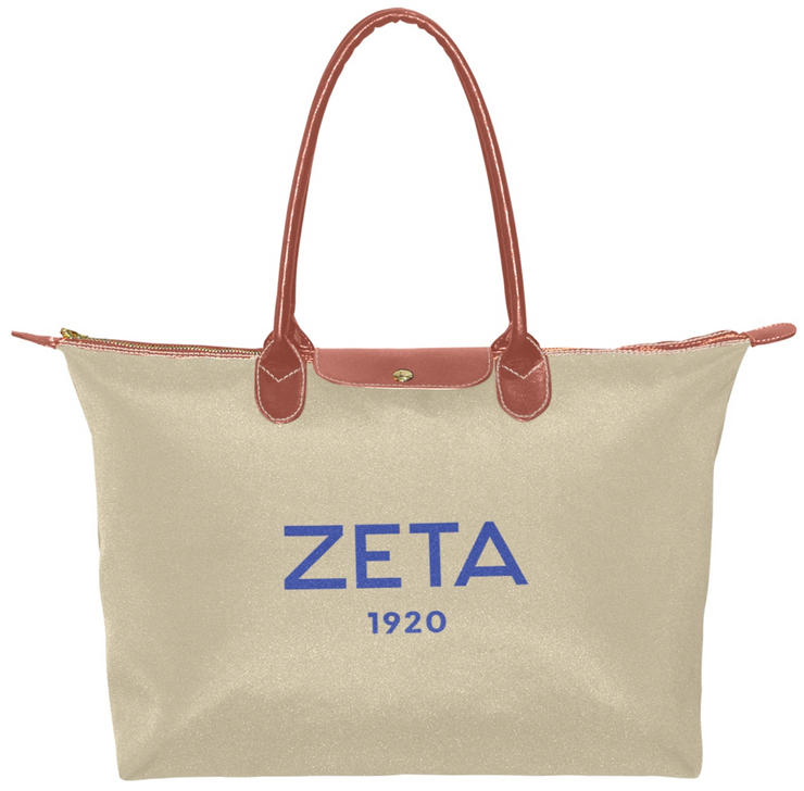 Natural Zeta 1920 Hobo Tote