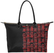 Black Vertical DST Hobo Tote II