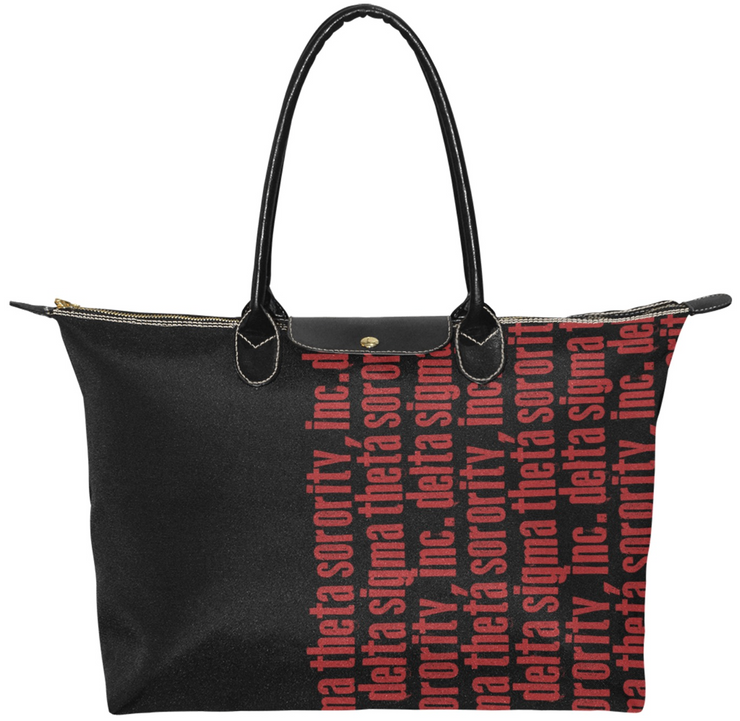 Black Vertical DST Hobo Tote II