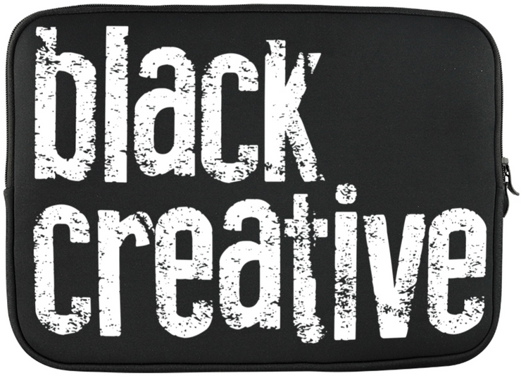 Black Creative Laptop Sleeve (15")