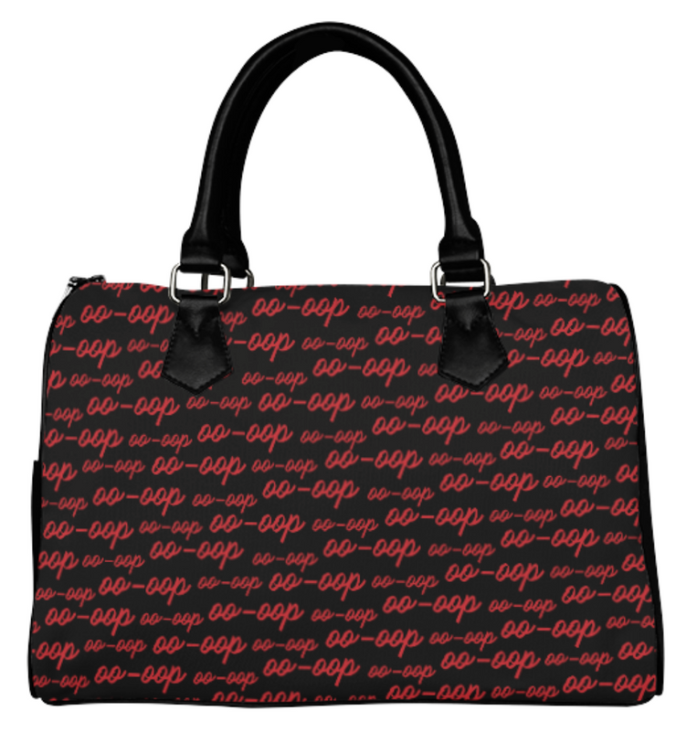 Black Oo-oop Boston Handbag