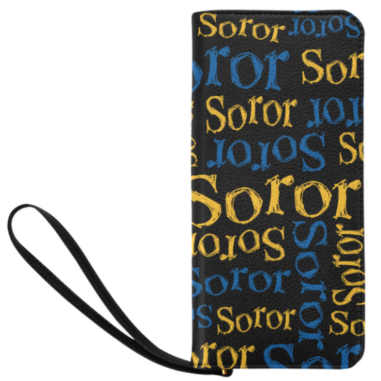 Sigma Soror Zip Clutch