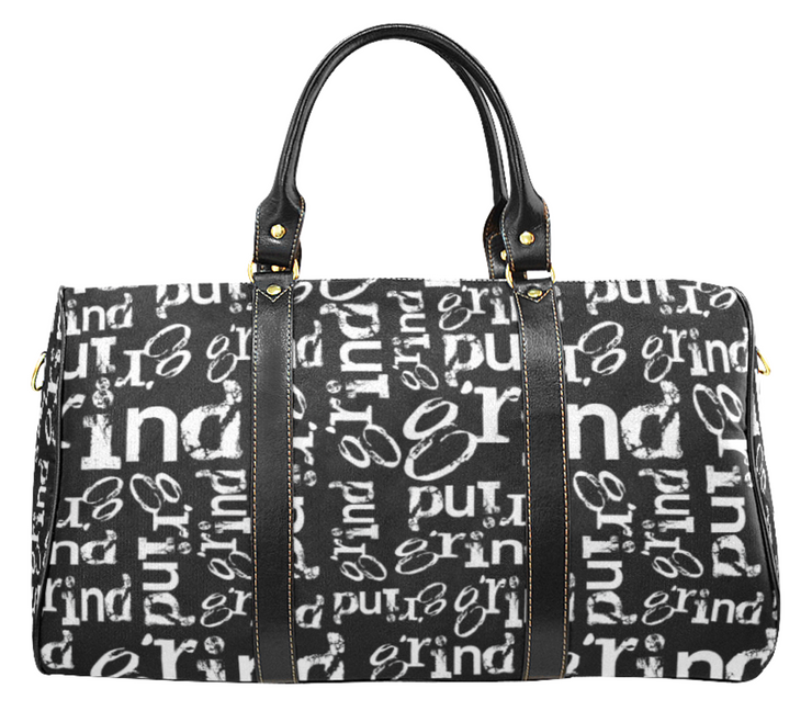 Black Grind Waterproof Small Duffel Bag
