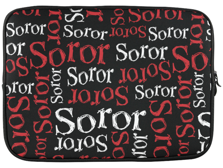 Red Soror Laptop Sleeve (15&