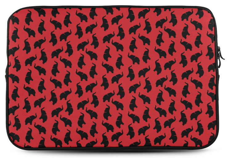 Red Elephant Sleeve for Laptop (17")