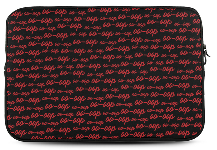 Black Oo-oop Sleeve for Laptop (17")