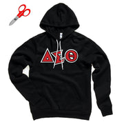 Delta Symbols Fleece Kanga Hoodie