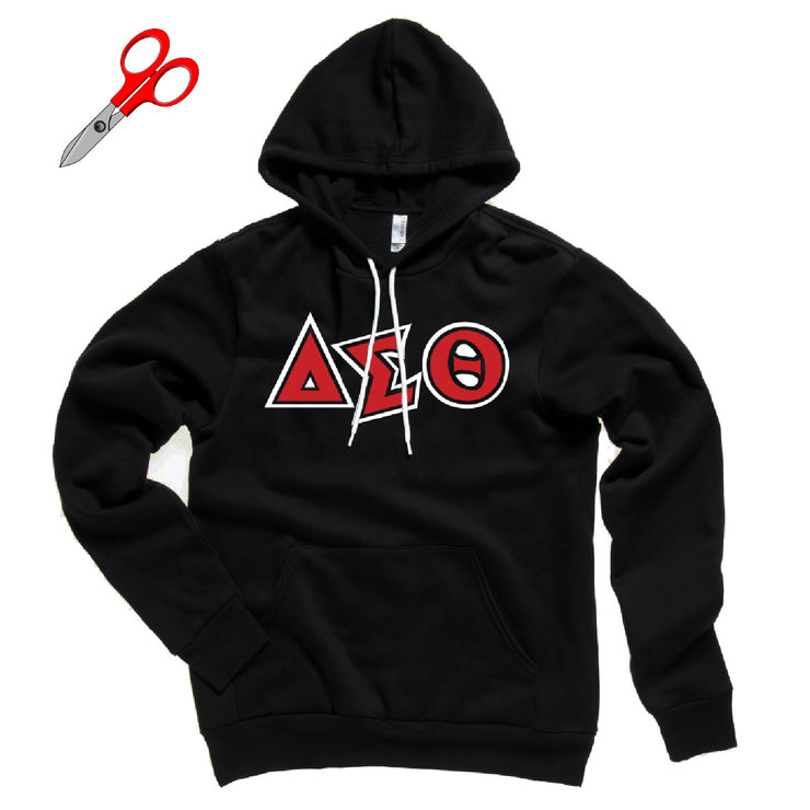 Delta Symbols Fleece Kanga Hoodie