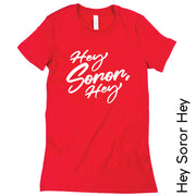 Surplus Sale Red Tees LADIES RELAXED SMALL ONLY