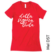 Surplus Sale Red Tees LADIES RELAXED SMALL ONLY