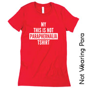 Surplus Sale Red Tees LADIES RELAXED SMALL ONLY