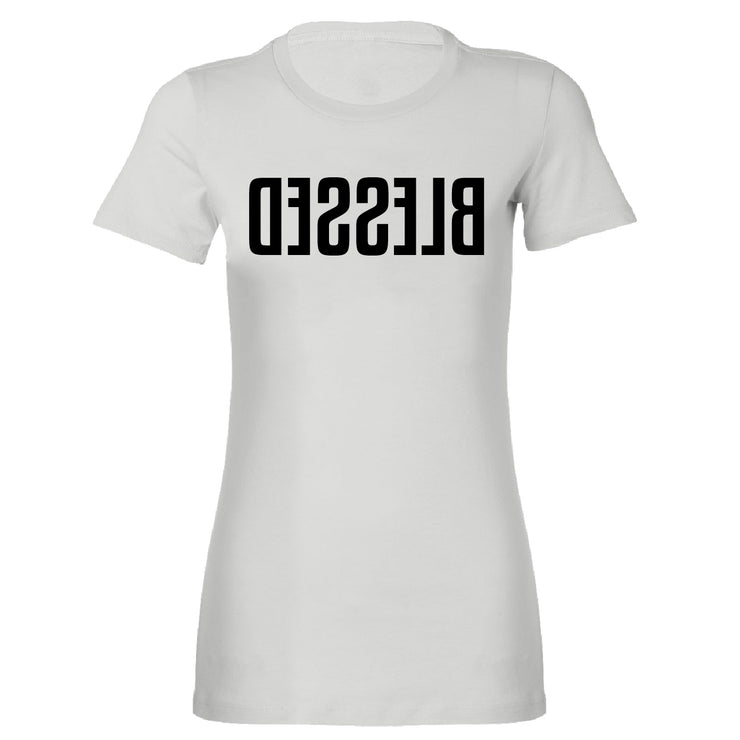 Short Sleeve Reversed Blessed Tee