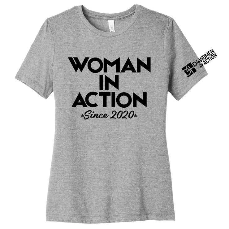 Custom Short Sleeve Woman in Action D4WiA Fundraiser Tee