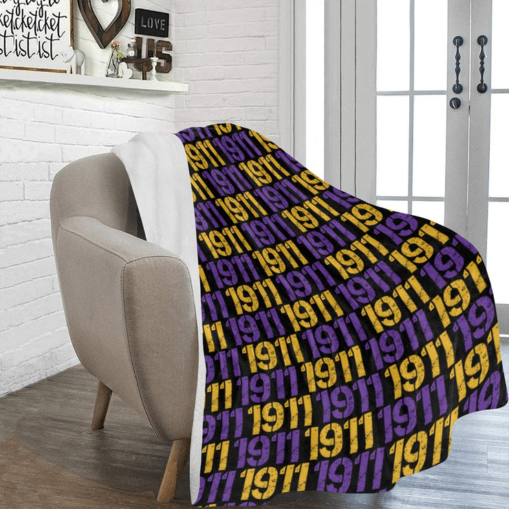 Purple 1911 Blanket
